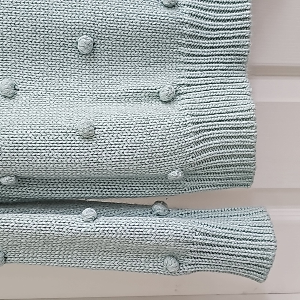 Pink Lily Sage Green Sweater - Picture 2 of 4